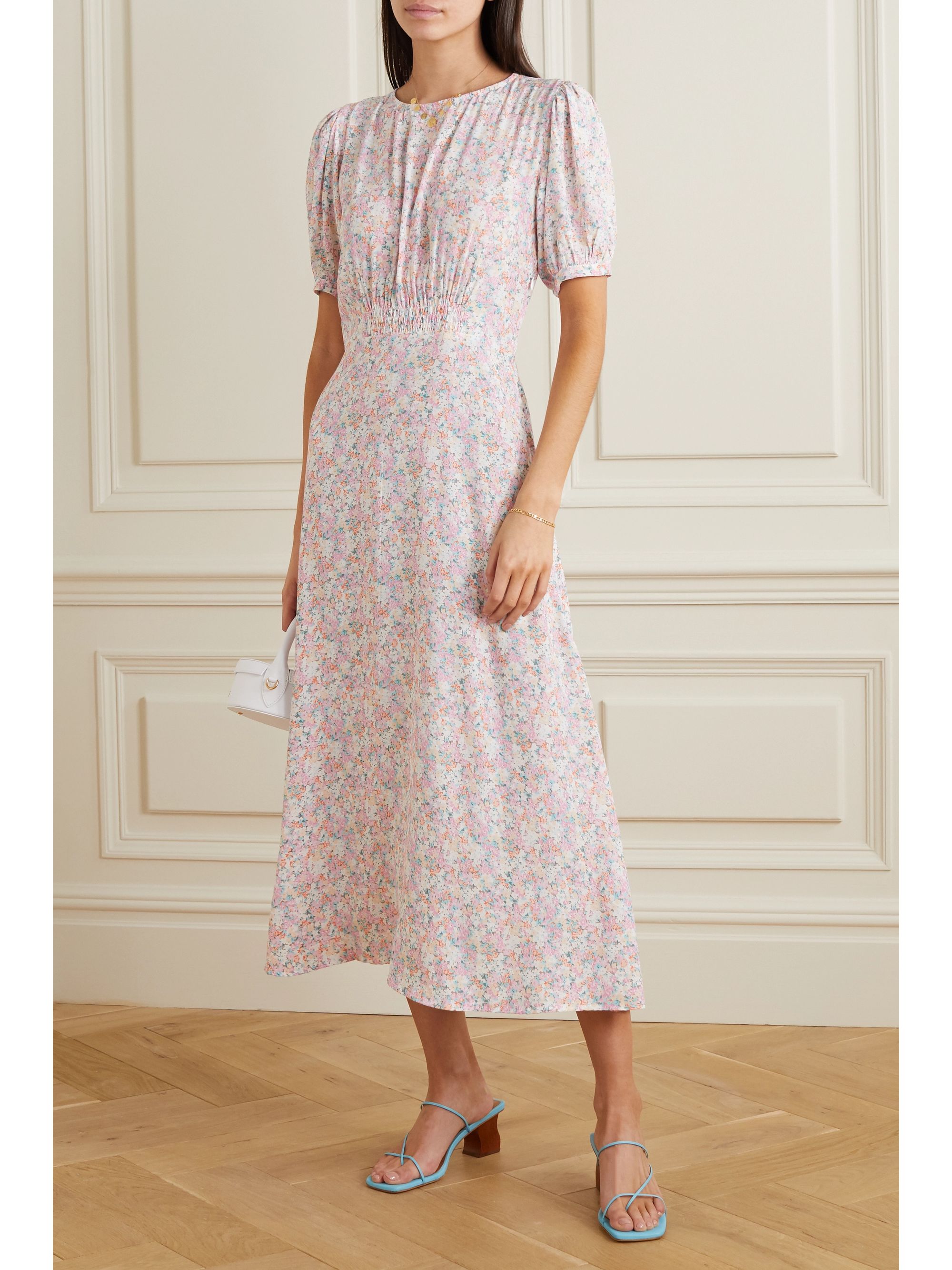 faithfull the brand riviera midi dress