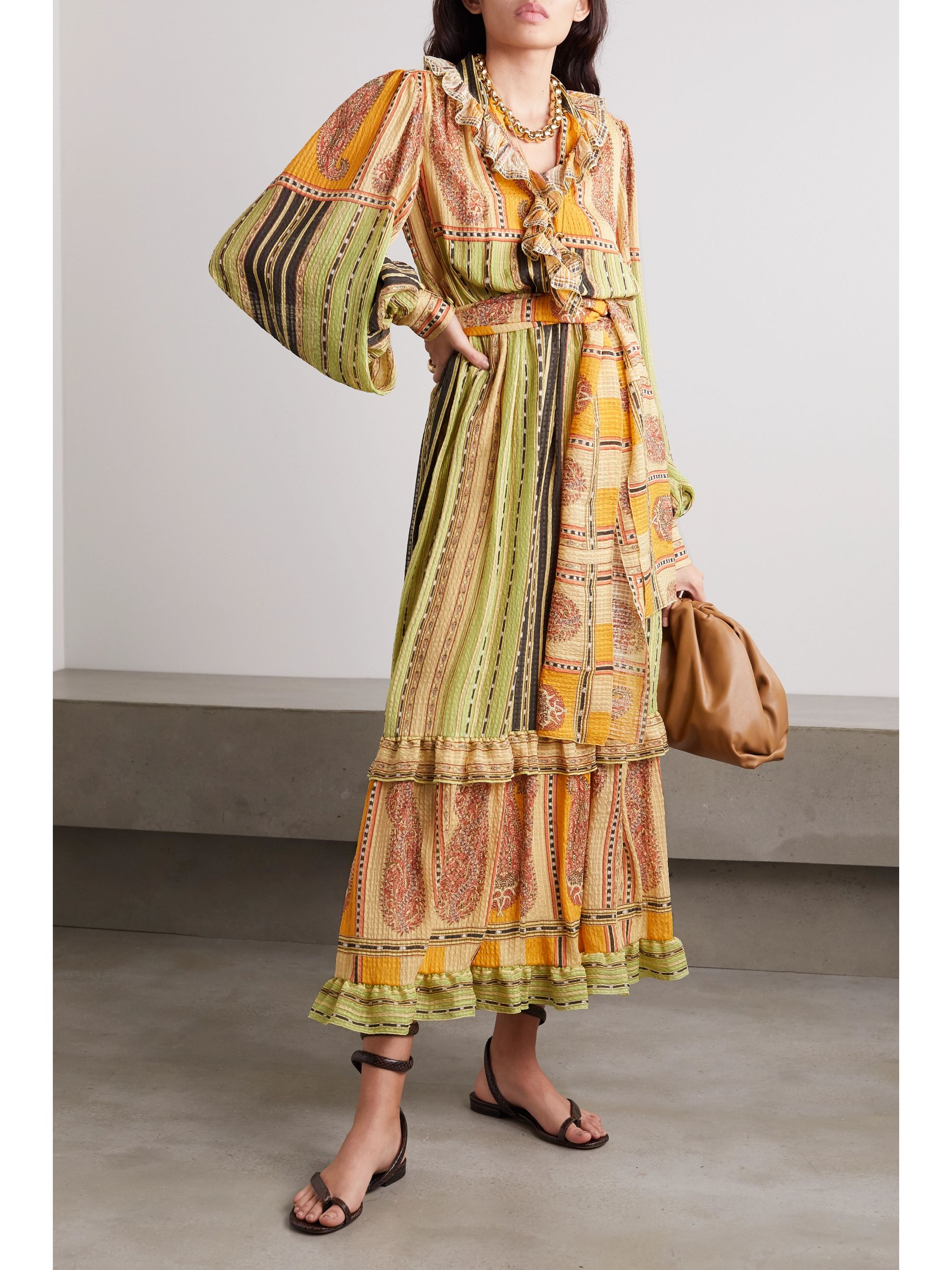 etro silk dress