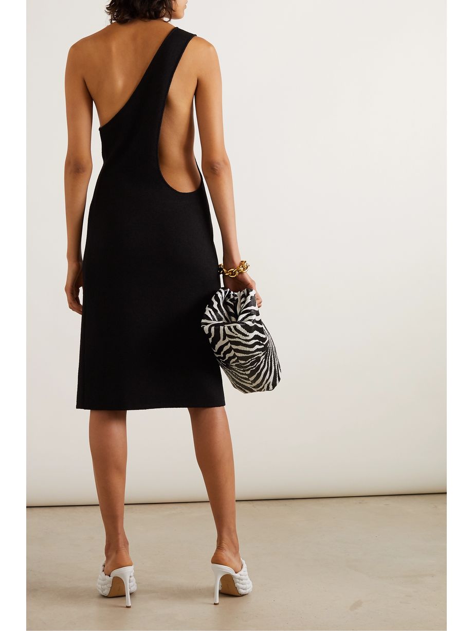 backless knit dress
