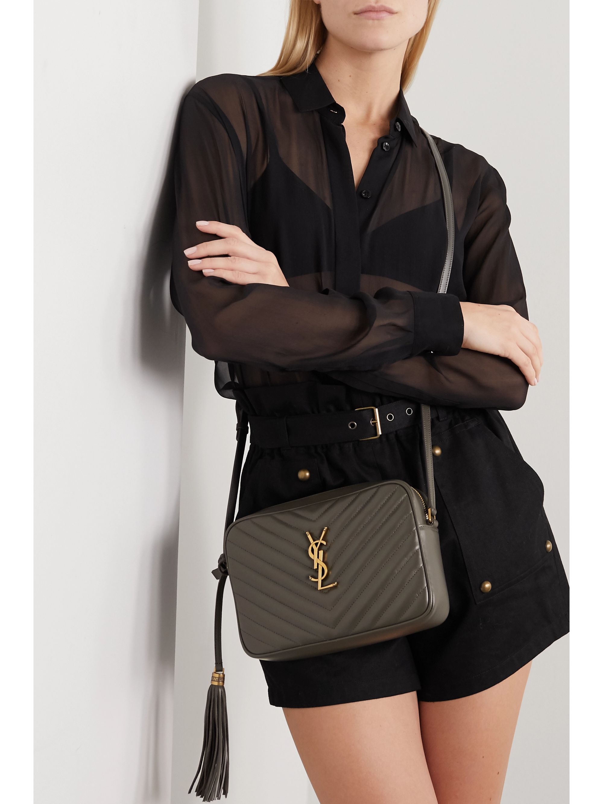 saint laurent lou quilted leather shoulder bag