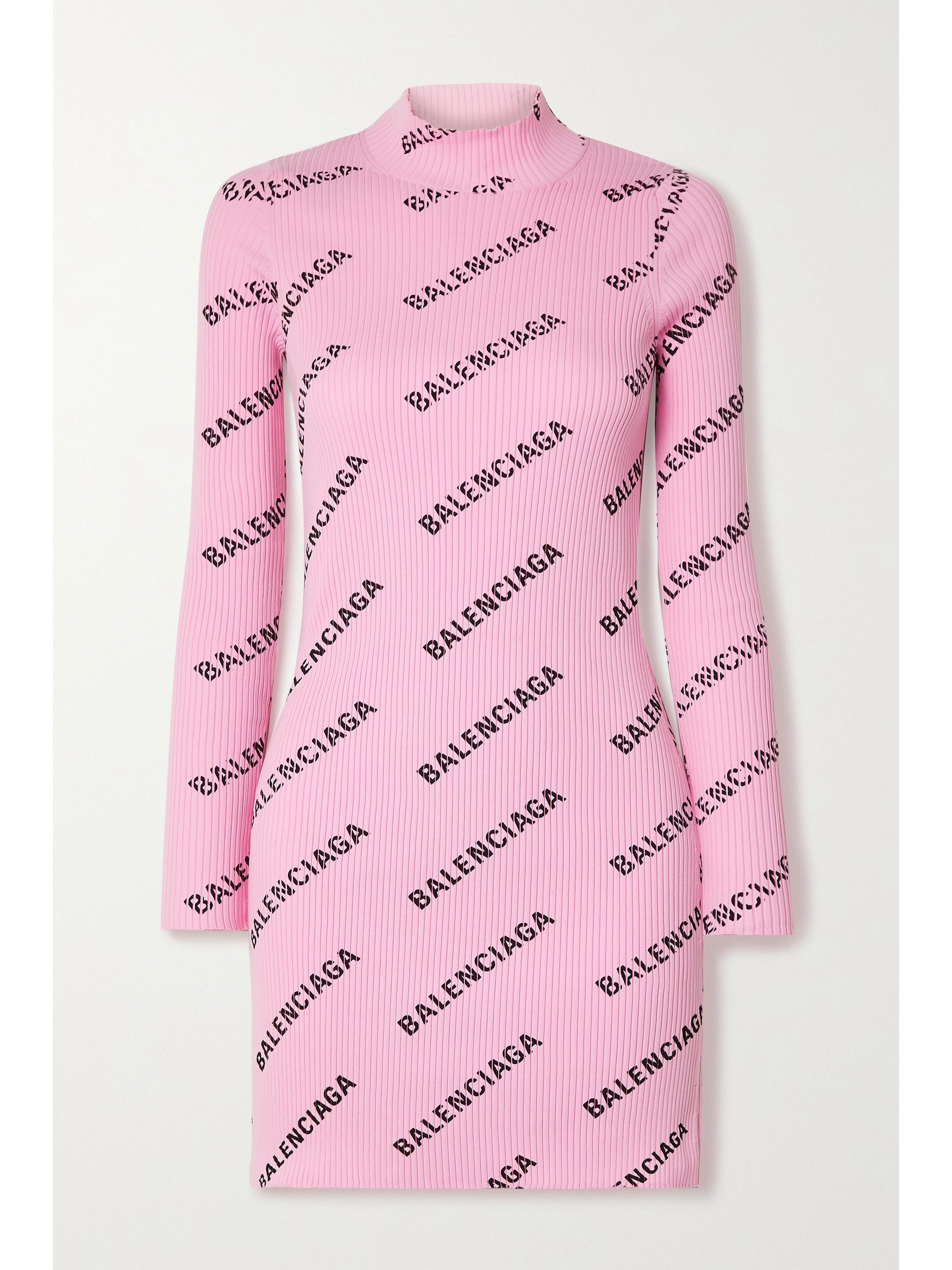 balenciaga rose dress