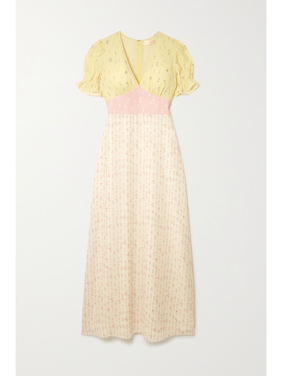 tvf lavender crepe maxi dress