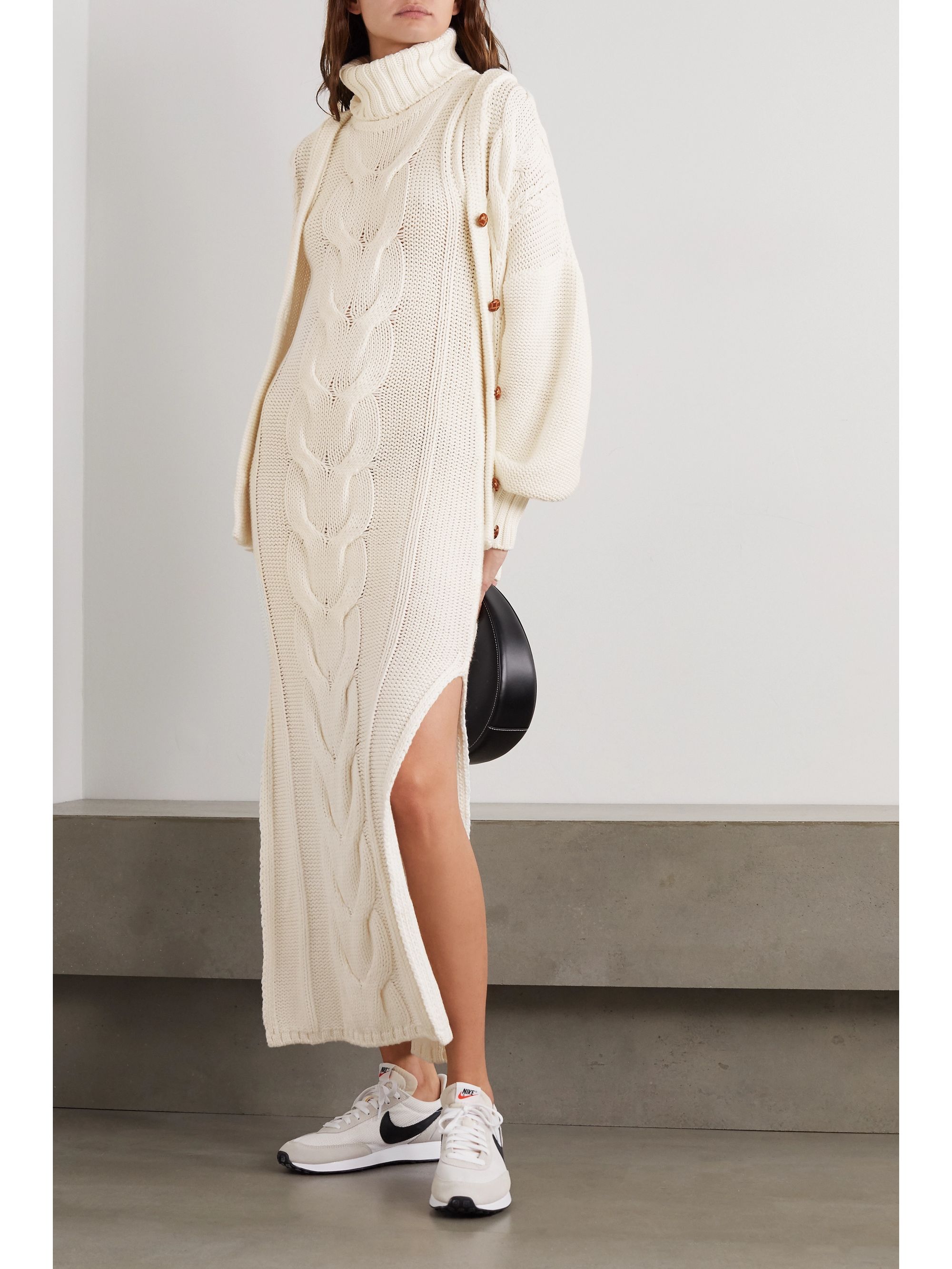 turtle neck maxi top
