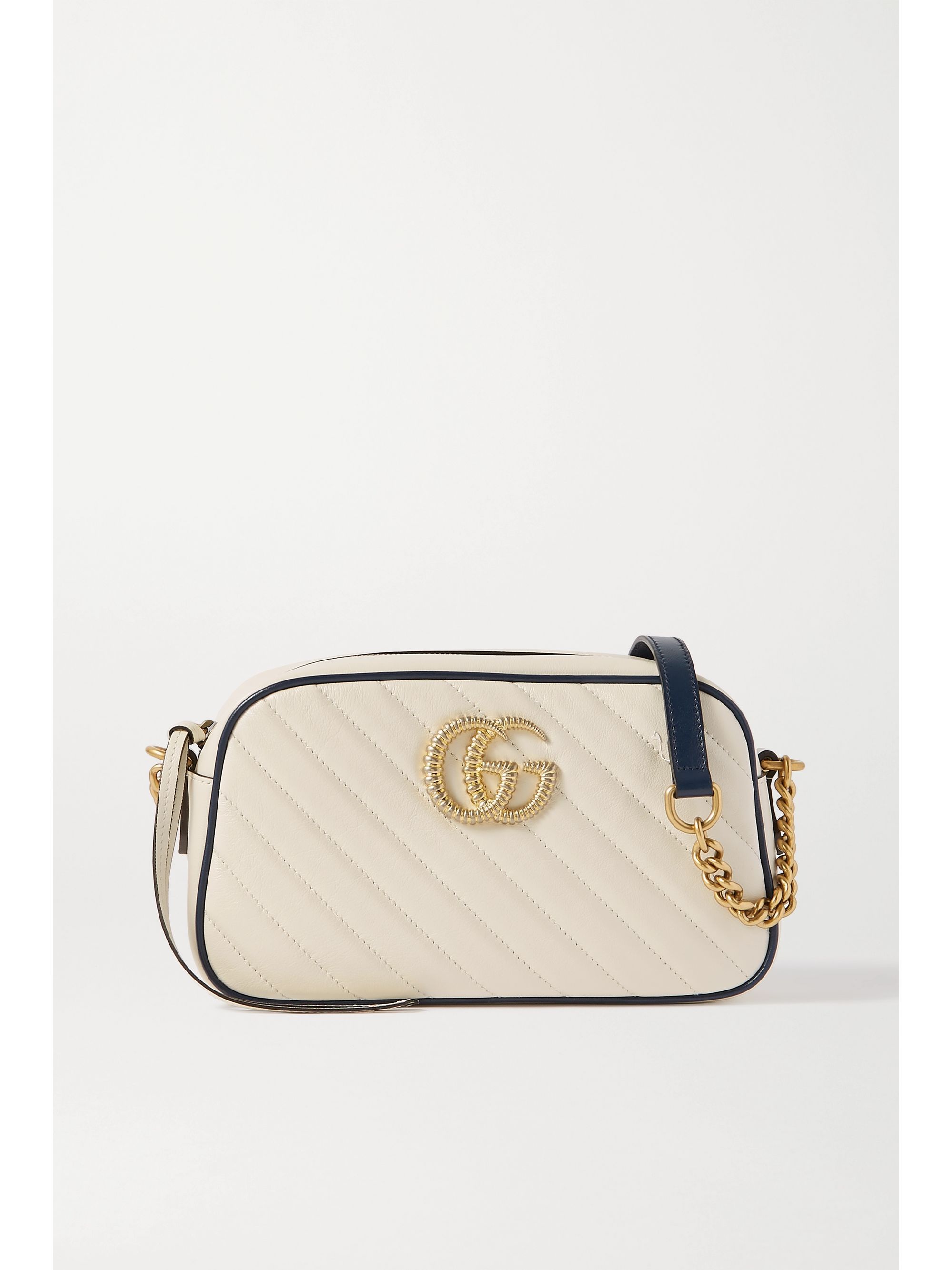 gucci small white marmont bag