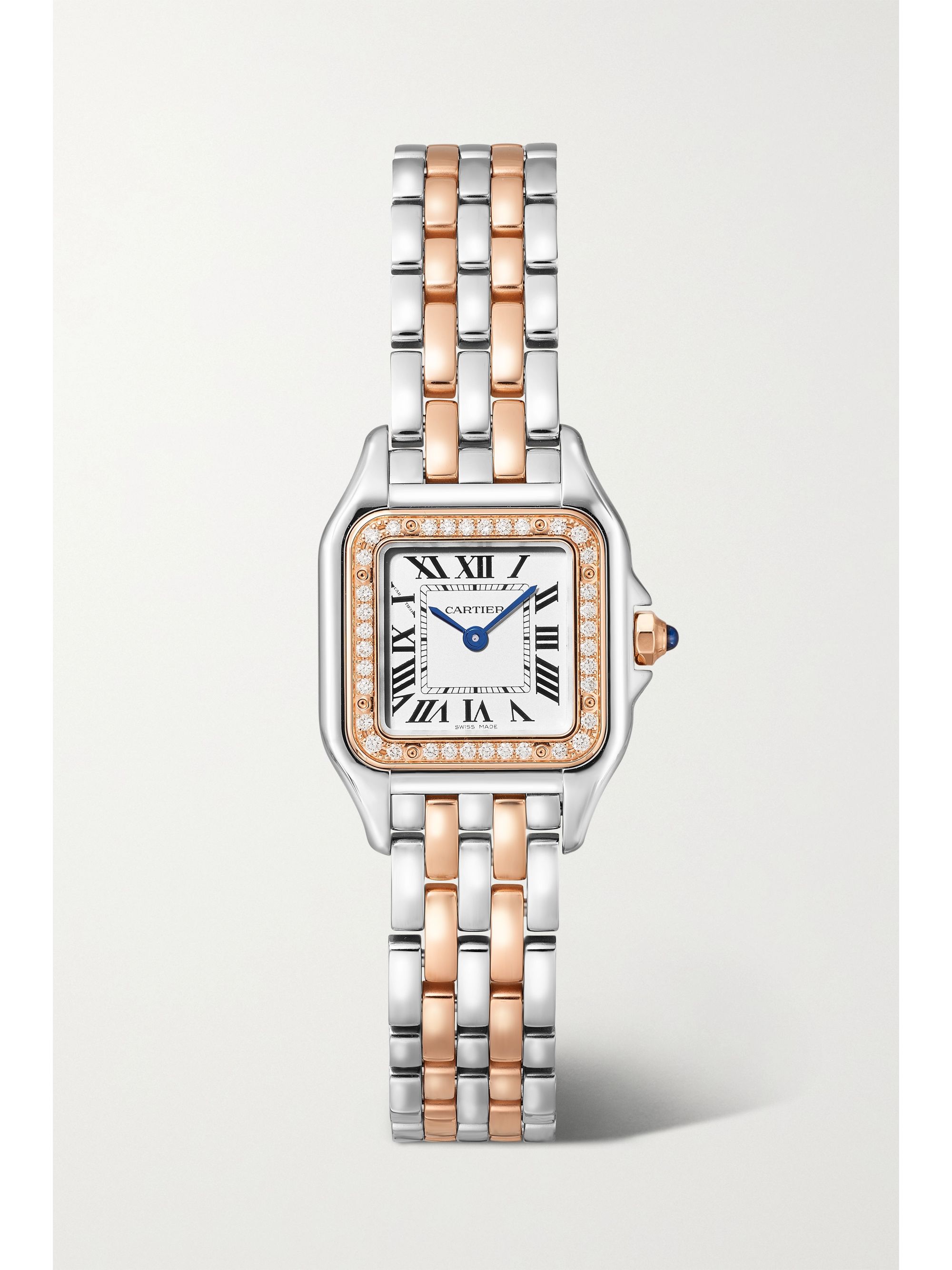 panthere de cartier watch rose gold