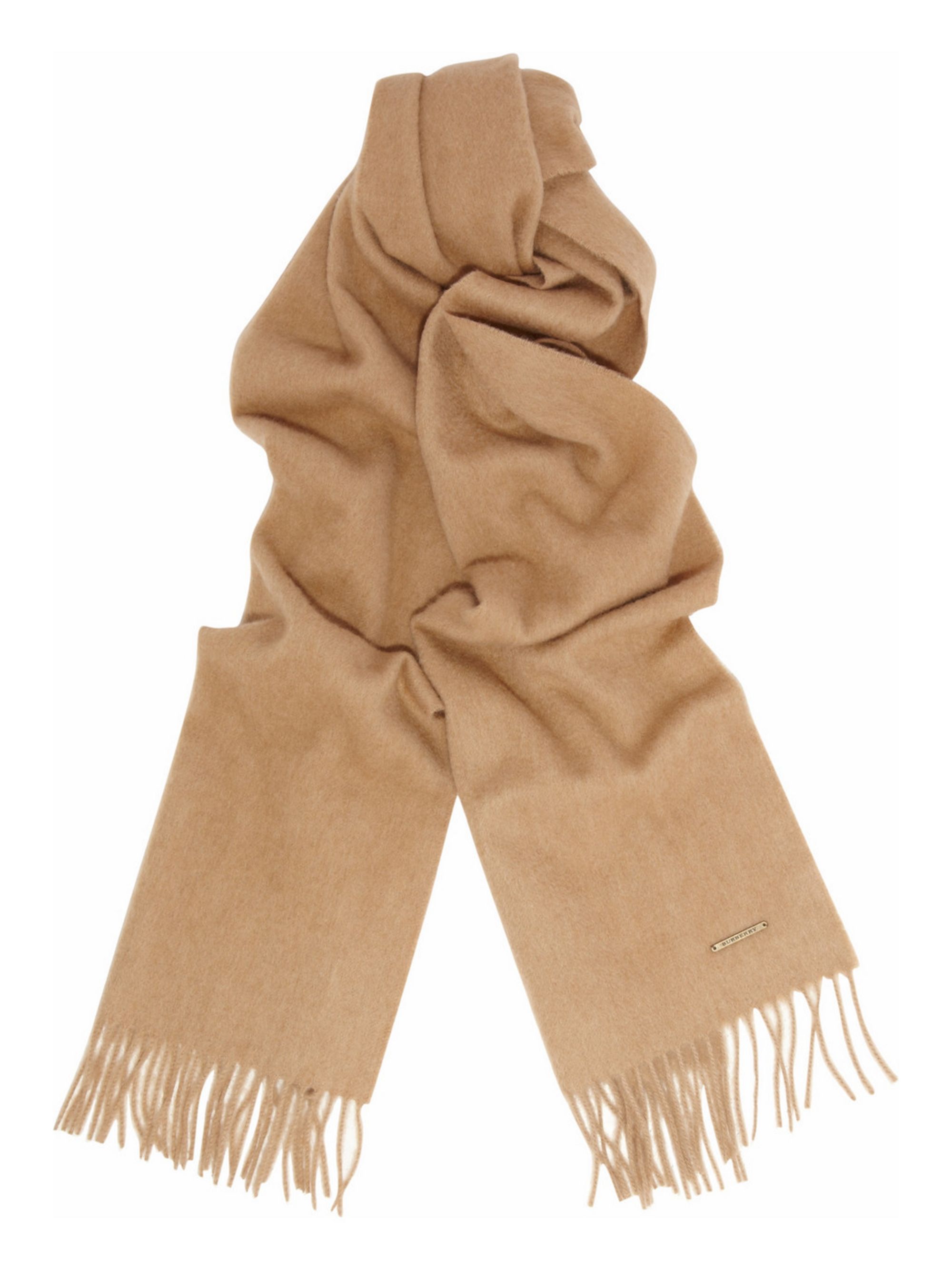 burberry cashmere scarf camel