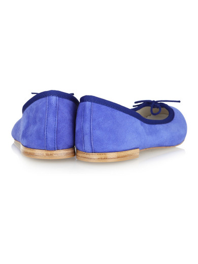 repetto suede ballet flats