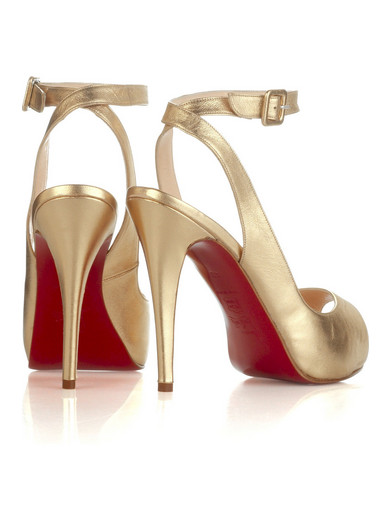 louboutin platform slingback