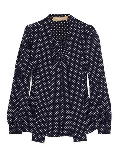 michael kors polka dot top