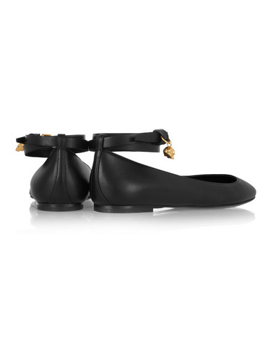 skull ballet flats