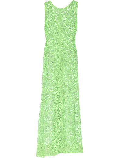 Miguelina | Leslie crocheted cotton-lace maxi dress | NET-A-PORTER.COM