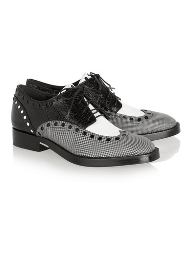alexander wang andy leather brogues