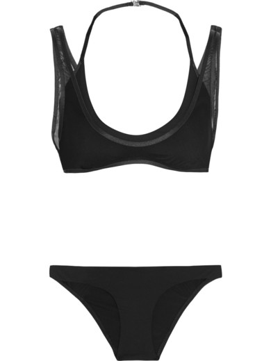 Zimmermann | Filigree double-layered halterneck bikini | NET-A-PORTER.COM