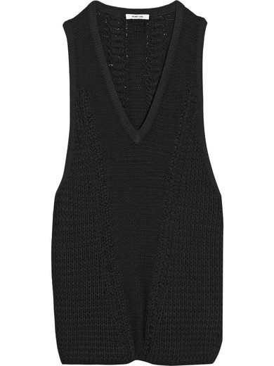 Helmut Lang | Chunky-knit tank | NET-A-PORTER.COM