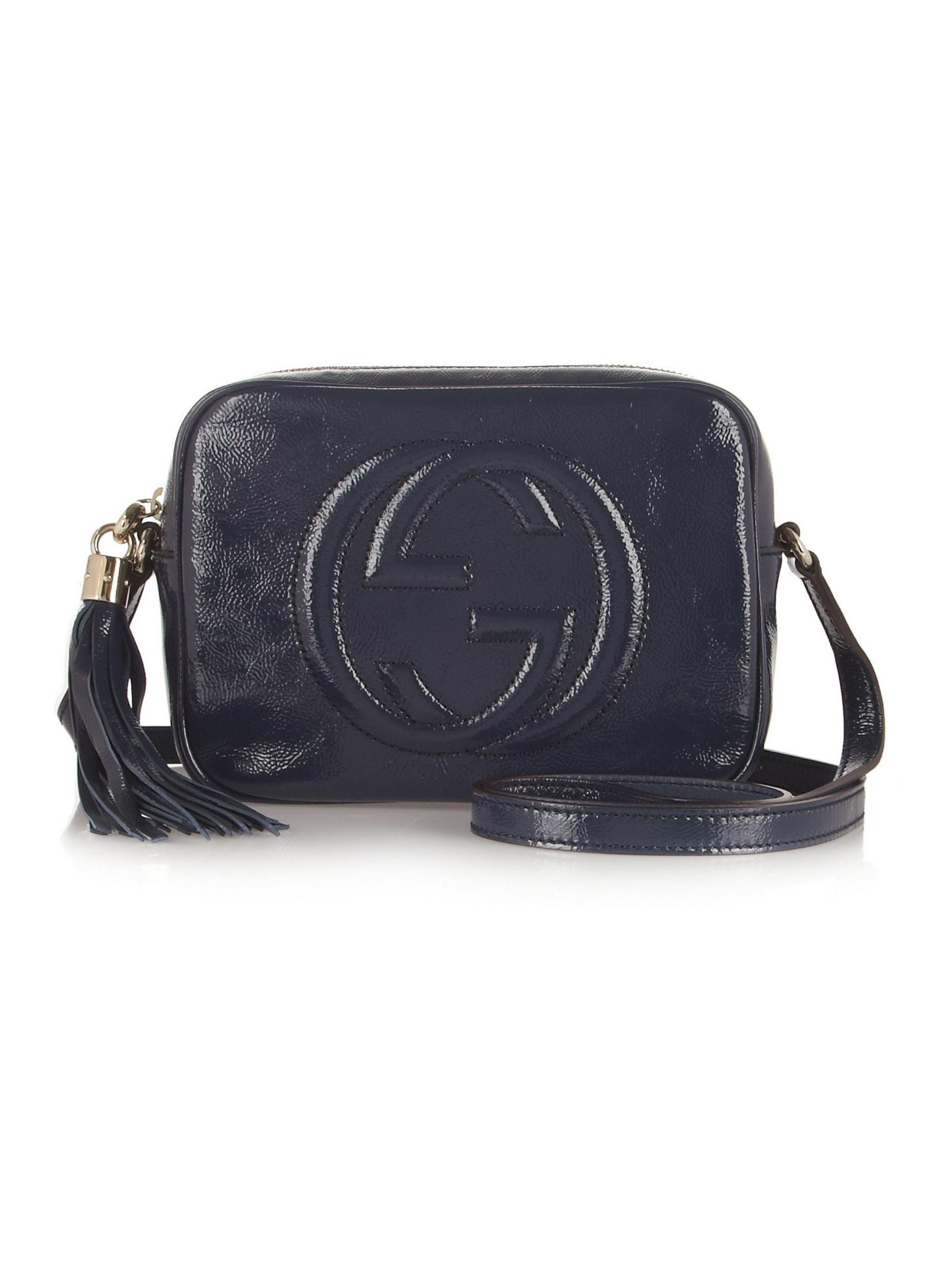 gucci soho patent leather bag