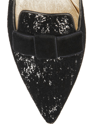 jimmy choo sequin flats