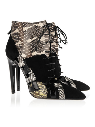 bottega snake heels