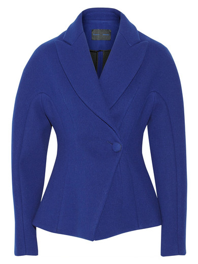 Proenza Schouler | Bonded wool-blend cocoon blazer | NET-A-PORTER.COM