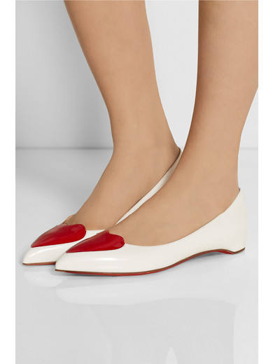 louboutin clear flats
