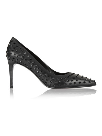 saint laurent studded pumps