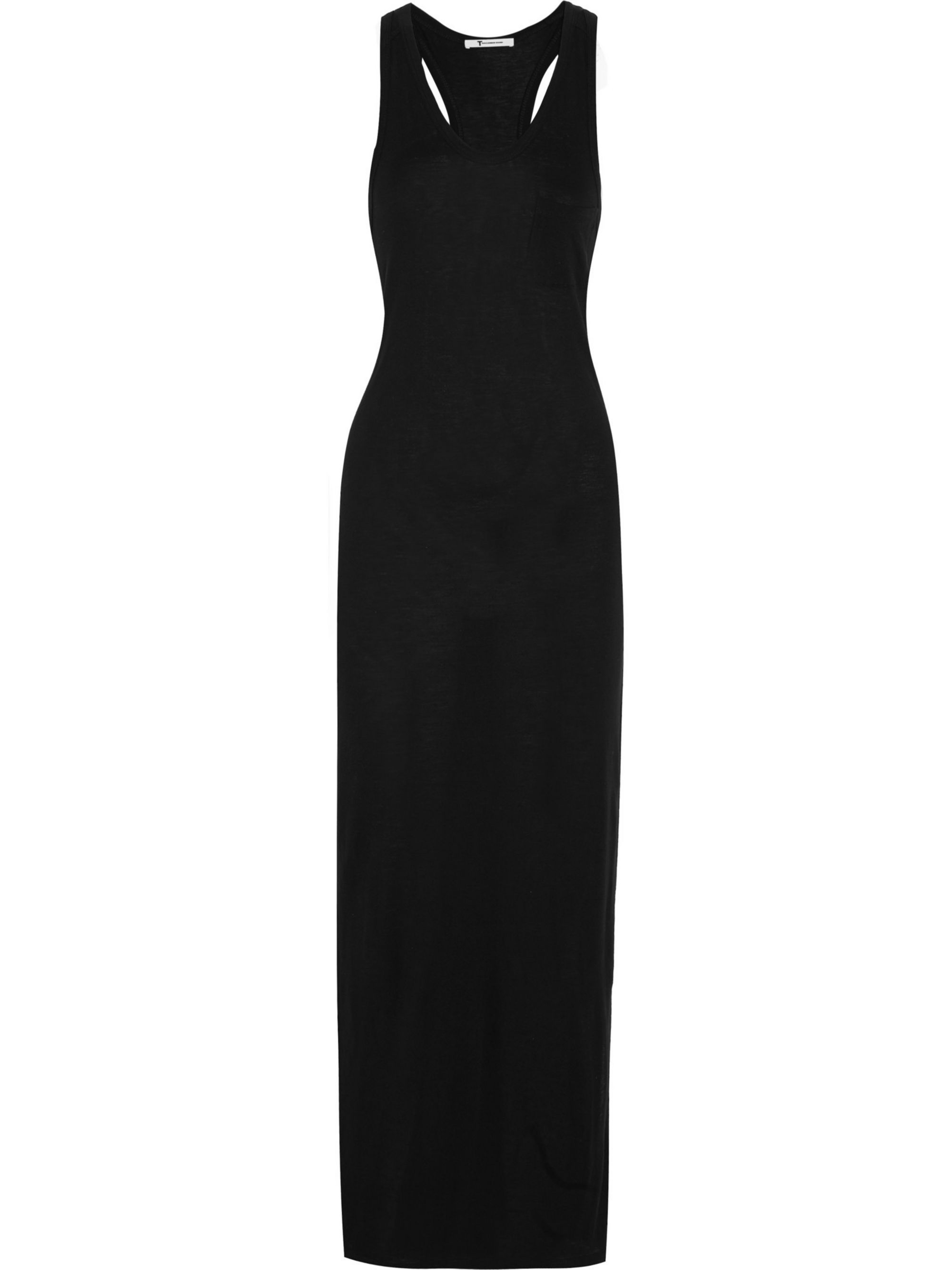 black jersey maxi