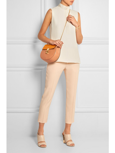 the best purse - Chlo | Drew small textured-leather shoulder bag | NET-A-PORTER.COM