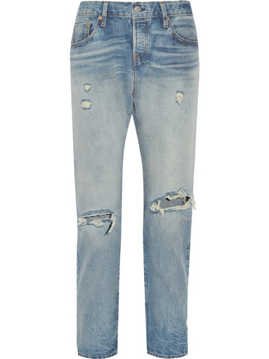 Levi’s 501 CT Jeans | 501 CT distressed mid-rise straight-leg jeans ...