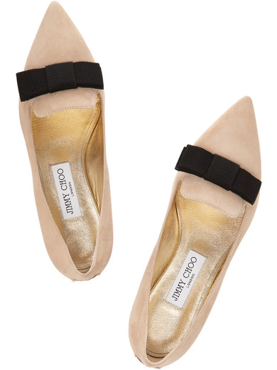 jimmy choo pointed flat