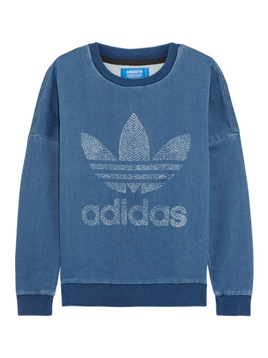 adidas Originals | Printed French cotton-blend terry sweatshirt | NET-A ...