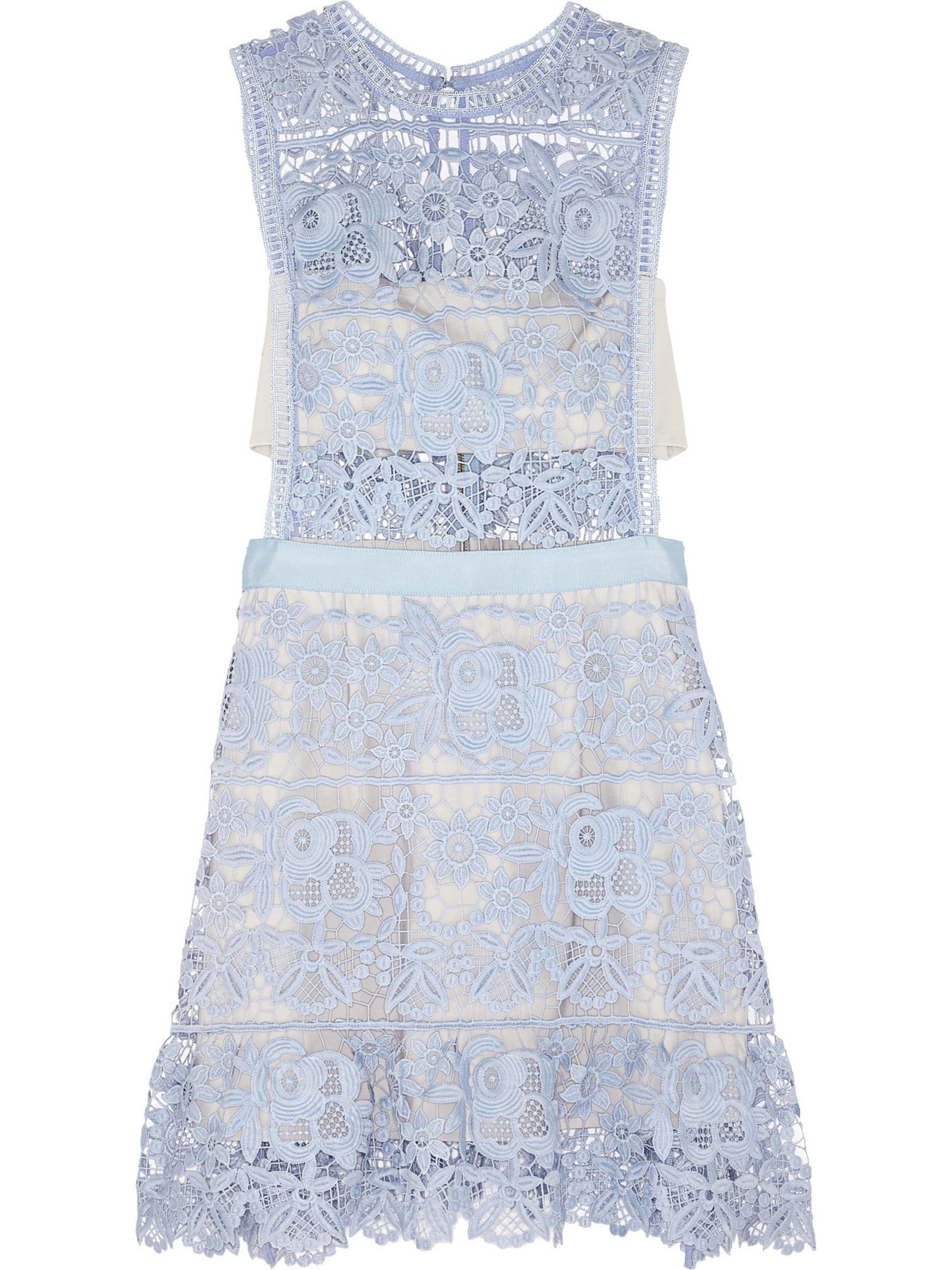 abigail lace mini dress