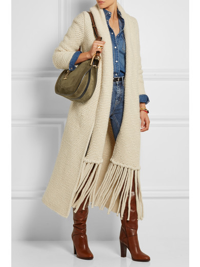 Chlo¨¦ | Hayley suede shoulder bag | NET-A-PORTER.COM Chlo¨¦ | Hayley suede shoulder bag | NET-A-PORTER.COM