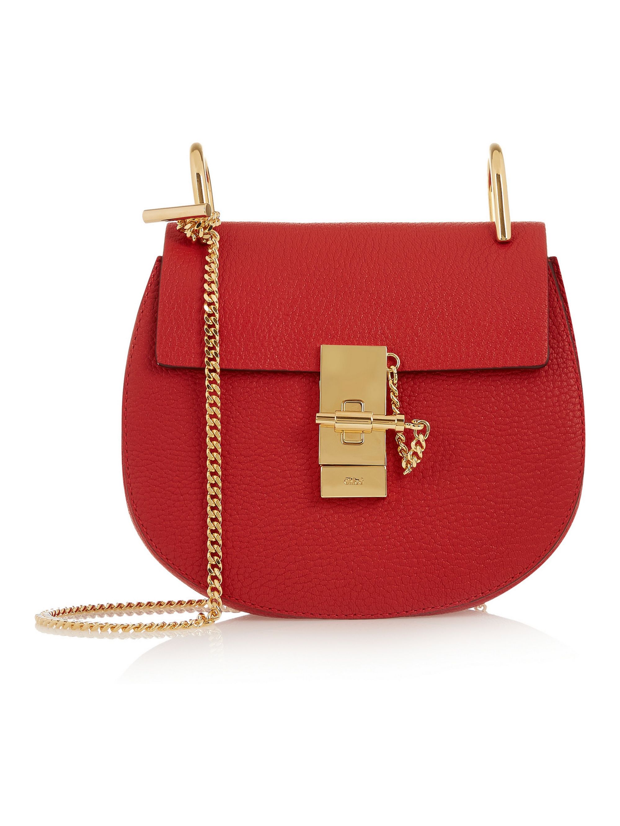 chloe drew bag red