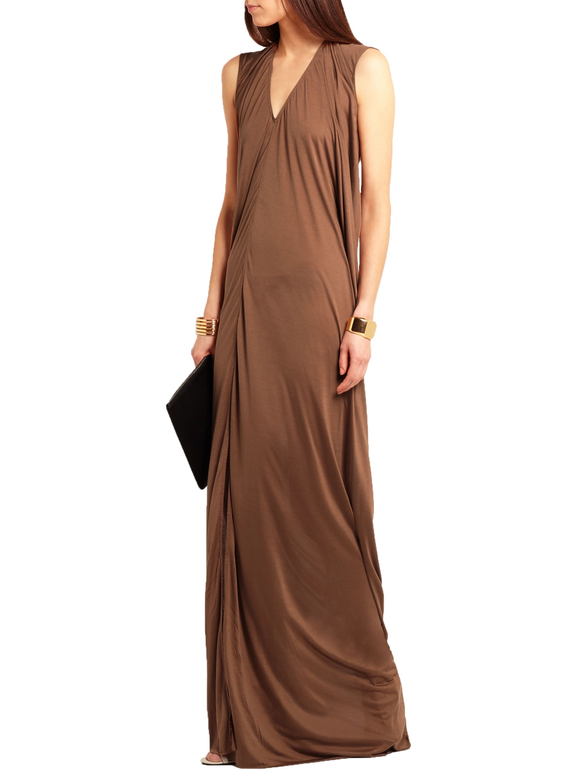 silk jersey maxi dress