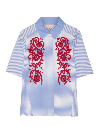 Tory Burch Embroidered Shirt - Farfetch Tory Burch Embroidered Shirt - Farfetch