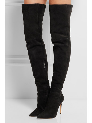 Gianvito Rossi | Suede over-the-knee boots | NET-A-PORTER.COM