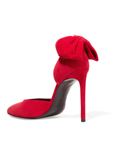 saint laurent bow heels