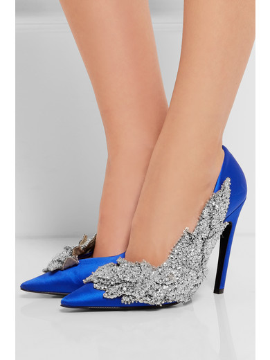 balenciaga crystal pumps