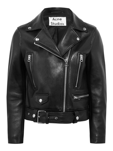 Acne Studios | Leather biker jacket | NET-A-PORTER.COM