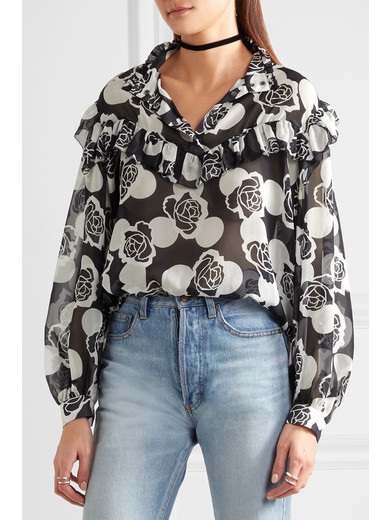 topshop silk blouse