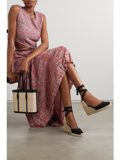 carina 80 canvas wedge espadrilles