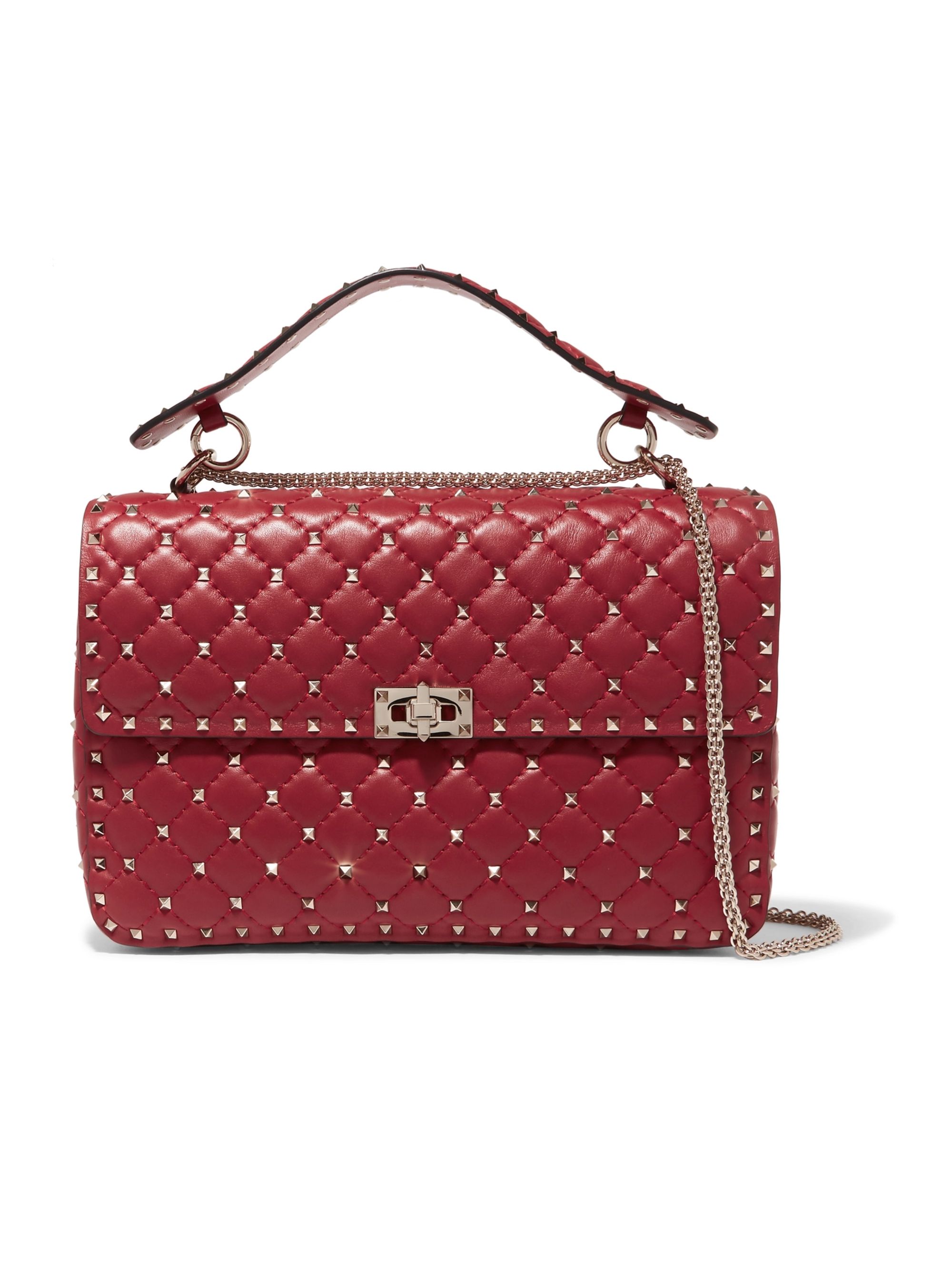 red studded valentino bag