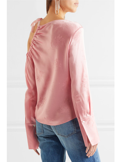 topshop silk blouse