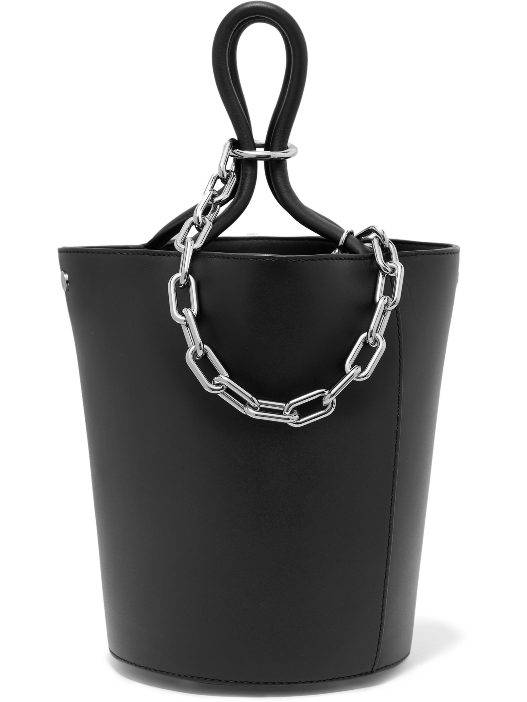 bucket bag with chain
