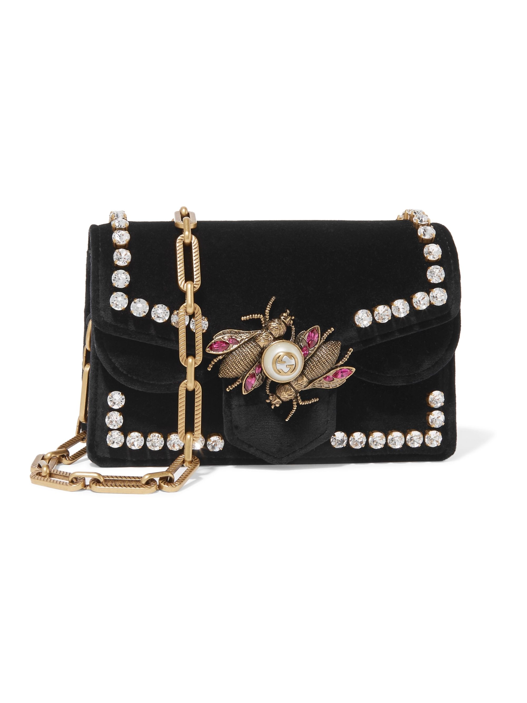 gucci bee bag black