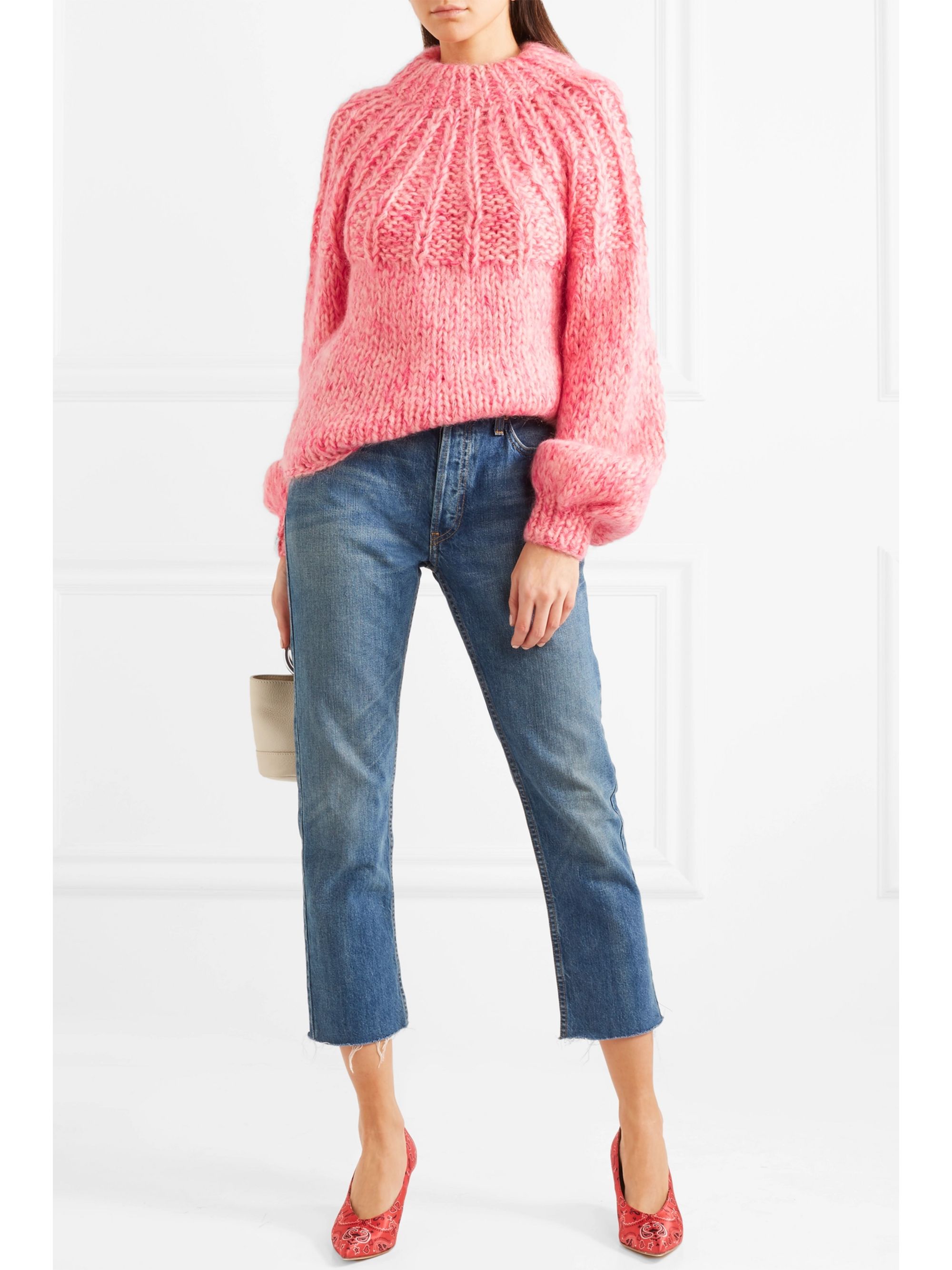 ganni julliard mohair sweater