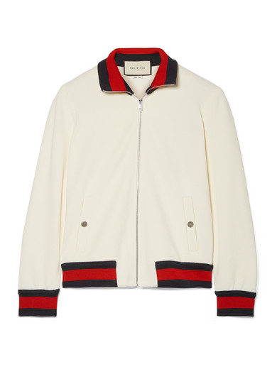 Gucci | Twill bomber jacket | NET-A-PORTER.COM