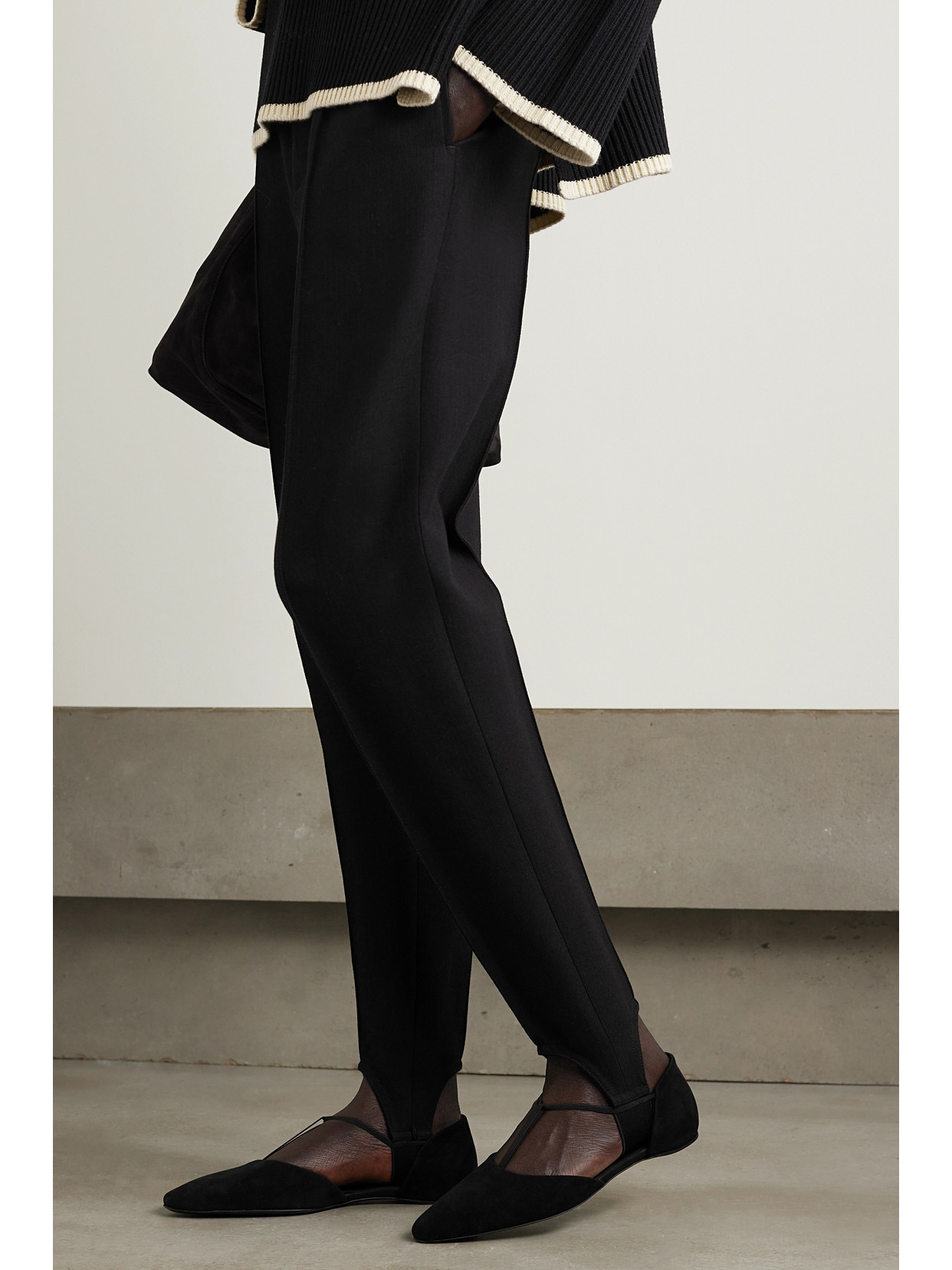The T-Strap Faille Point-Toe Flats