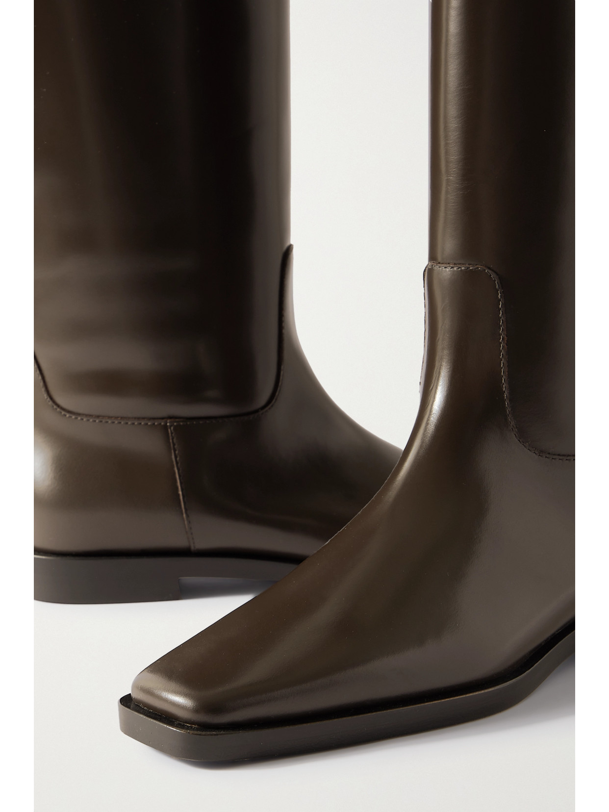 + Net Sustain The Riding Leather Knee Boots