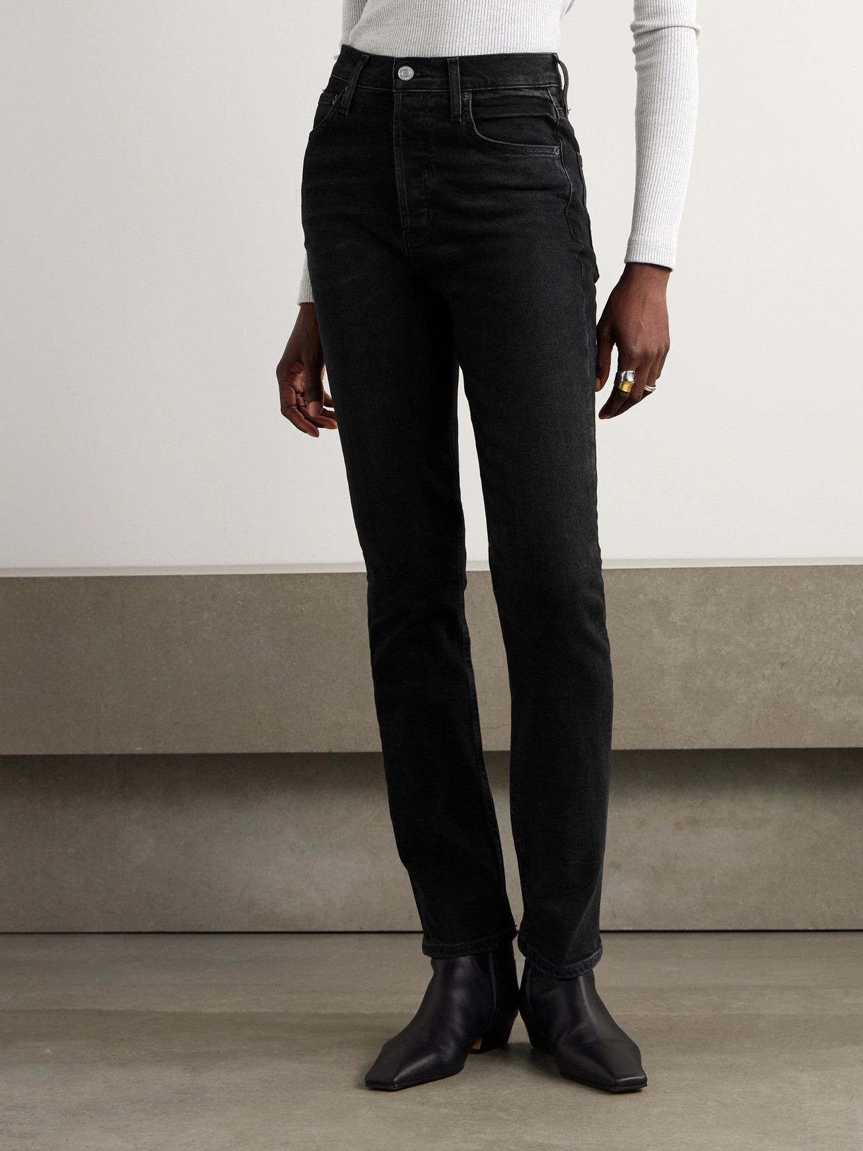 Freya High Rise Slim Organic Jeans
