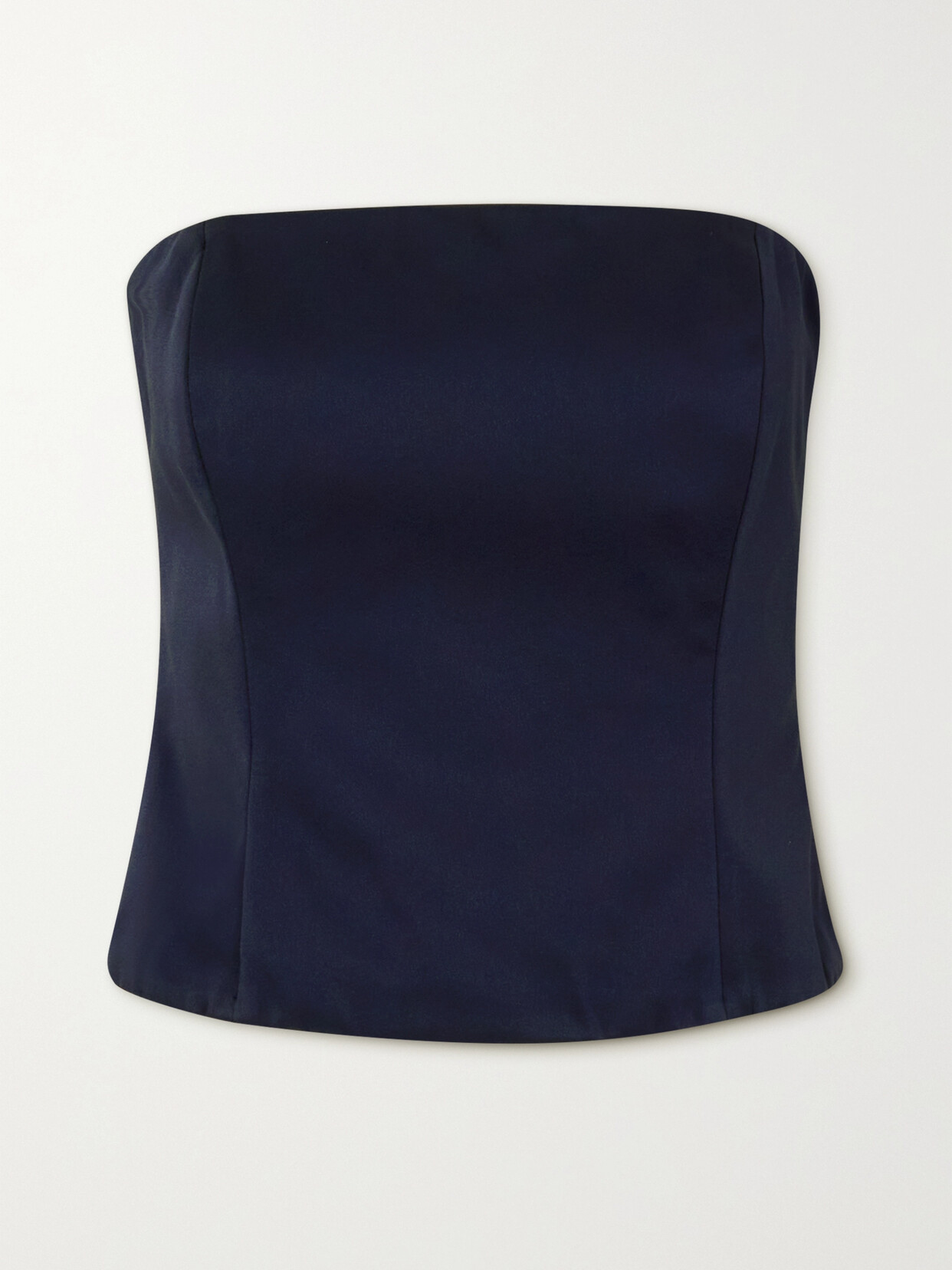 Strapless Paneled Top